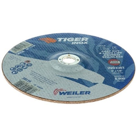 WEILER 9 in Dia, 1/8 in Thick, 7/8 in Arbor Hole Size 58119